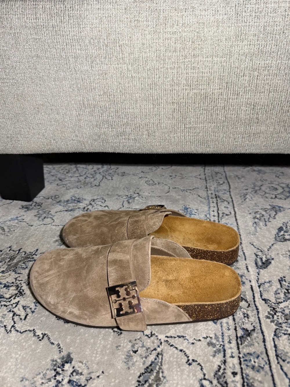Tory Burch Mellow Mule in River Rock - Picture 3 of 7